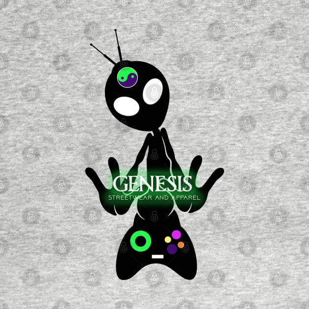 Genesis Streetwear -  Alien Gamer by retromegahero
